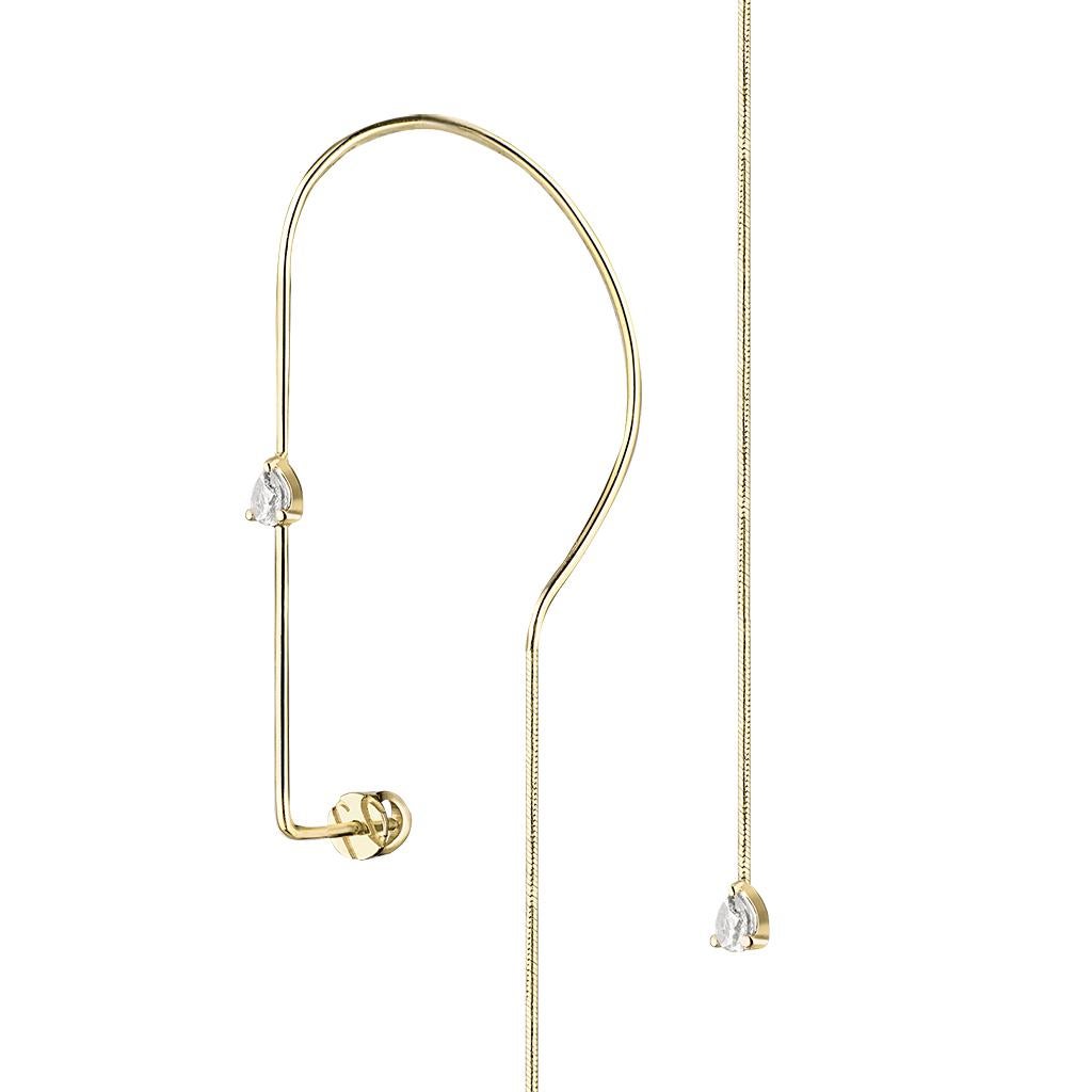 Ma 4 est une boucle d'oreille d'une élégance discrète, issue d'une collection inspirée par le concept japonais de ma - l'espace entre les deux, le silence à l'intérieur, la pause qui retient la présence. MEAN n'est pas simplement l'absence de forme,