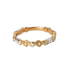 18K GOLD Edessa moissanite ring
