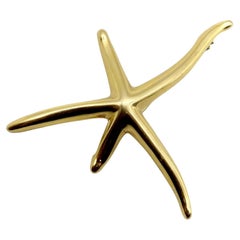 Vintage 18K Gold Elsa Peretti Starfish Brooch for Tiffany & Co.