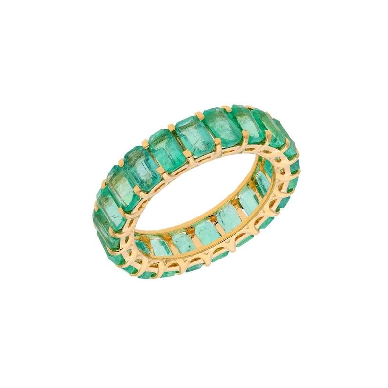 STONE DETAILS :

===============


❋ Stone : Natural Emerald

❋ Stone Size : 3x5 MM Approx. (± 0.20 MM)

❋ Stone Shape : Octagon Cut

❋ Emerald Weight : 6.78 Cts. Approx.

❋ Stone Type : Natural



METAL DETAILS :

===============


❋ Metal Purity :