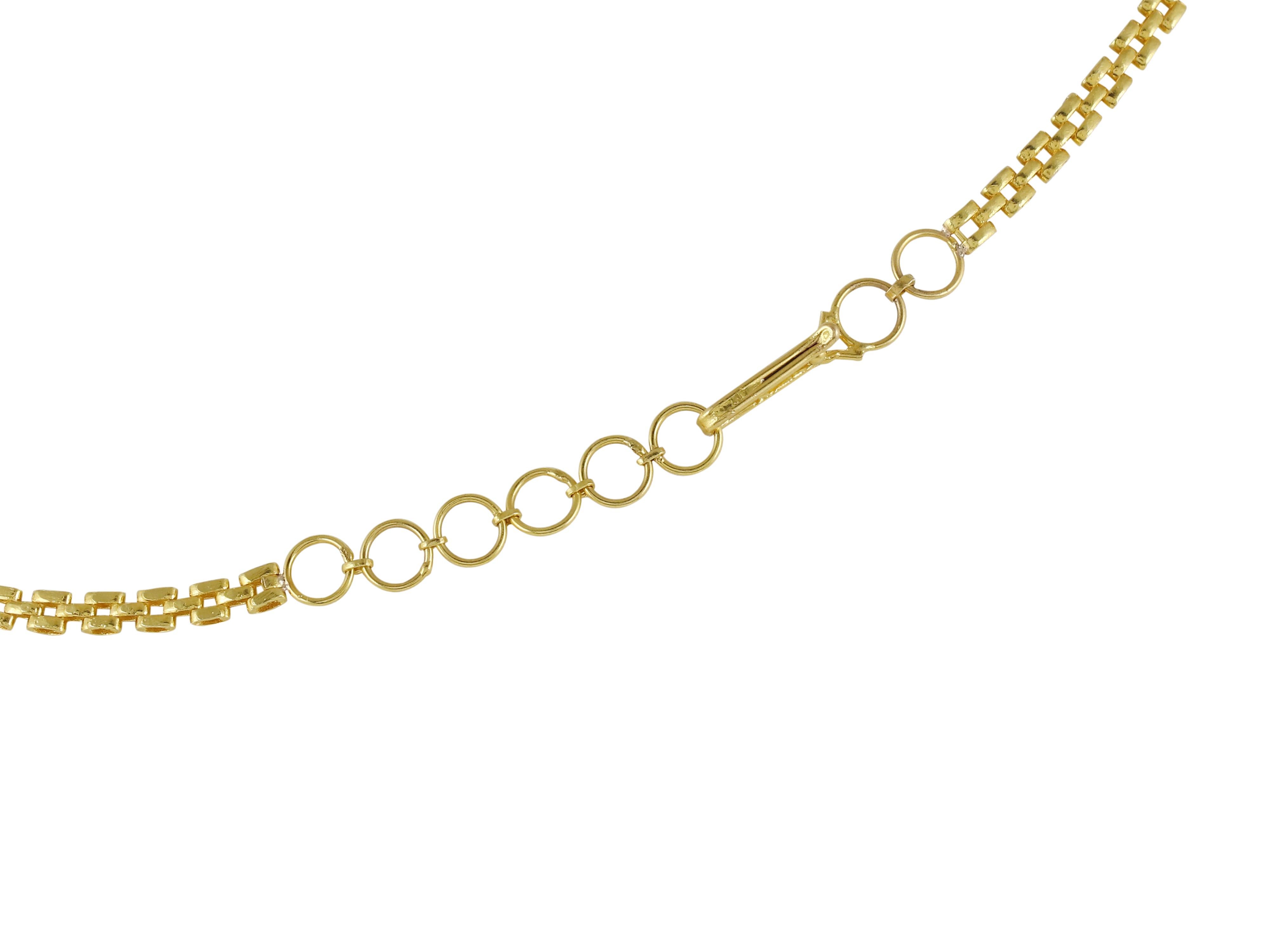 Collana con gocce di smeraldo e diamanti naturali in oro 18 carati in vendita 4