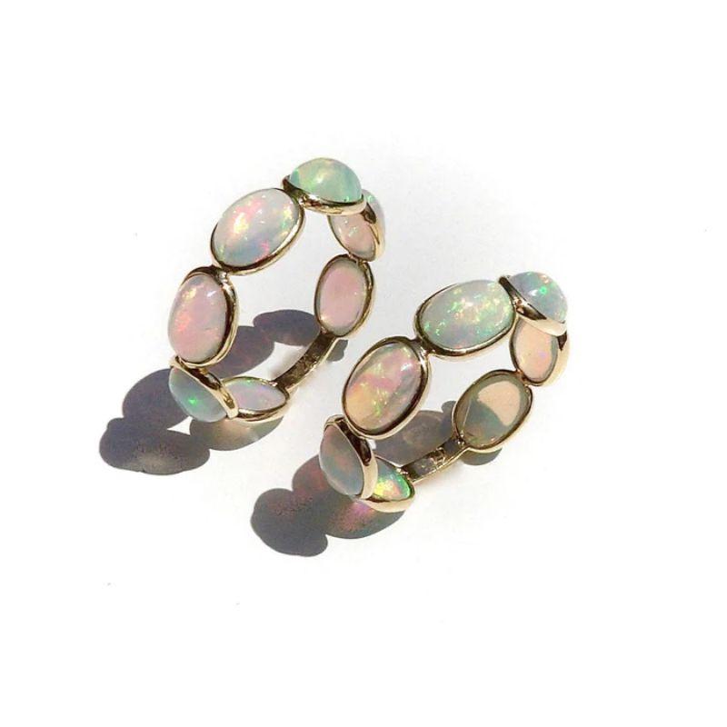 18K Gold Ethiopian Opal Ring 1