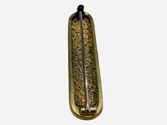 18k Gold Filigree Enamel Floral Brooch