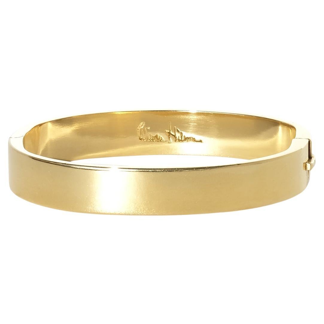 18K Gold Fixed Vintage Bracelet by Swedish Master Wiwen Nilsson Made 1946