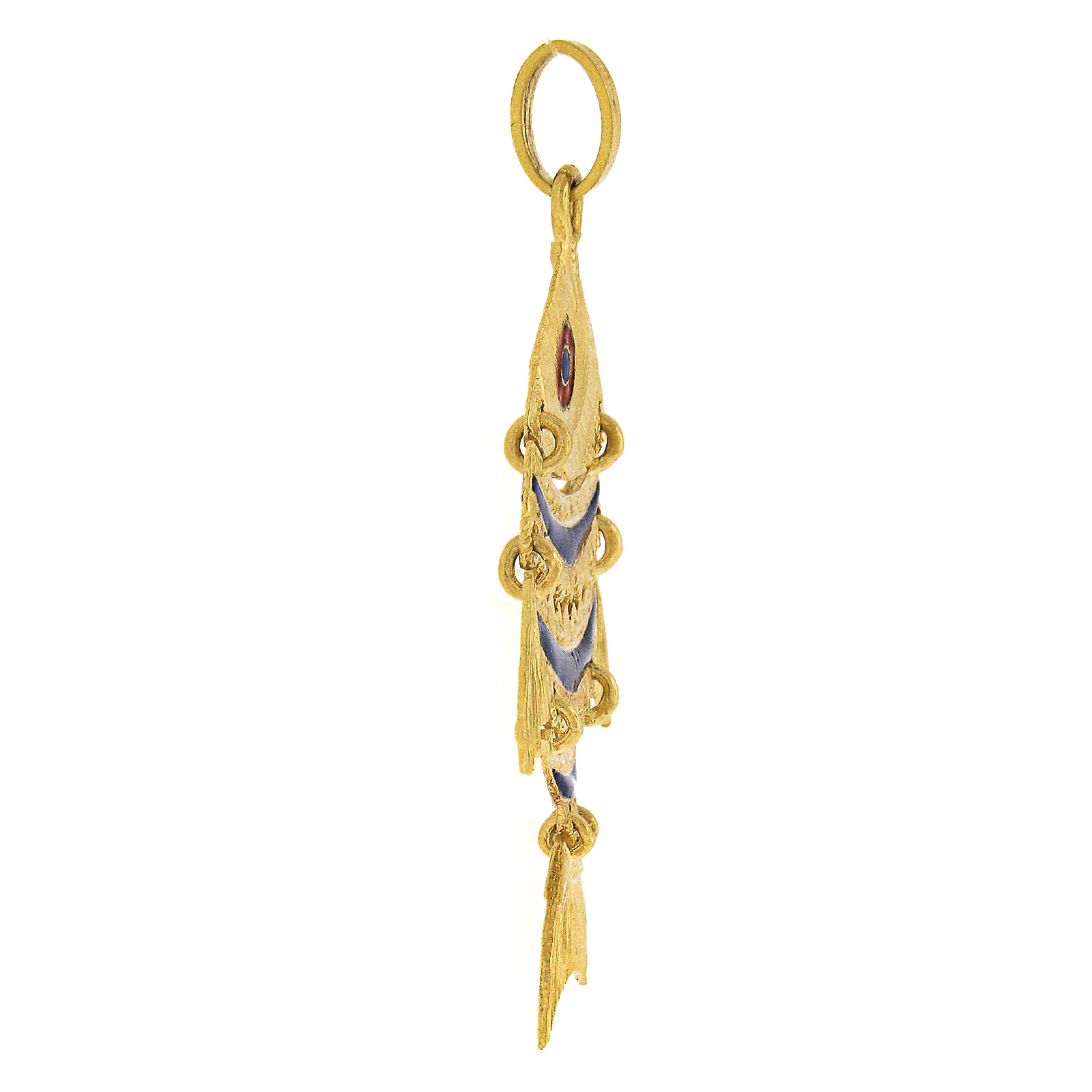 Material: 18K Solid Yellow Gold
Weight: 9.13 Grams
Height: 50.3mm (1.9