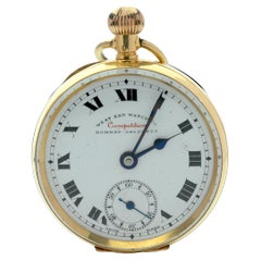 18K Gold genuine Swiss antique Pocket watch in working condition from West End