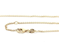 18k Gold GIA 1.19ct Pear Bezel Diamond Solitaire Tear Drop Pendant Necklace