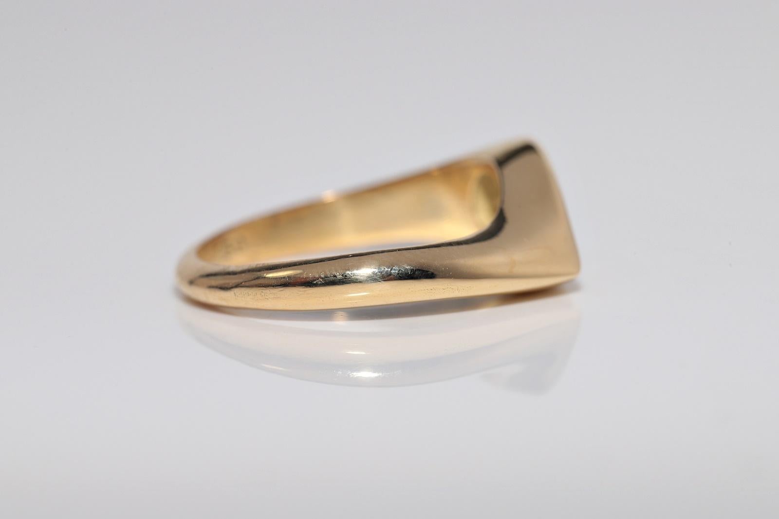 18k Gold GIA Certified Natural Fancy Light Color Pear Cut Diamond Solitaire Ring im Angebot 1