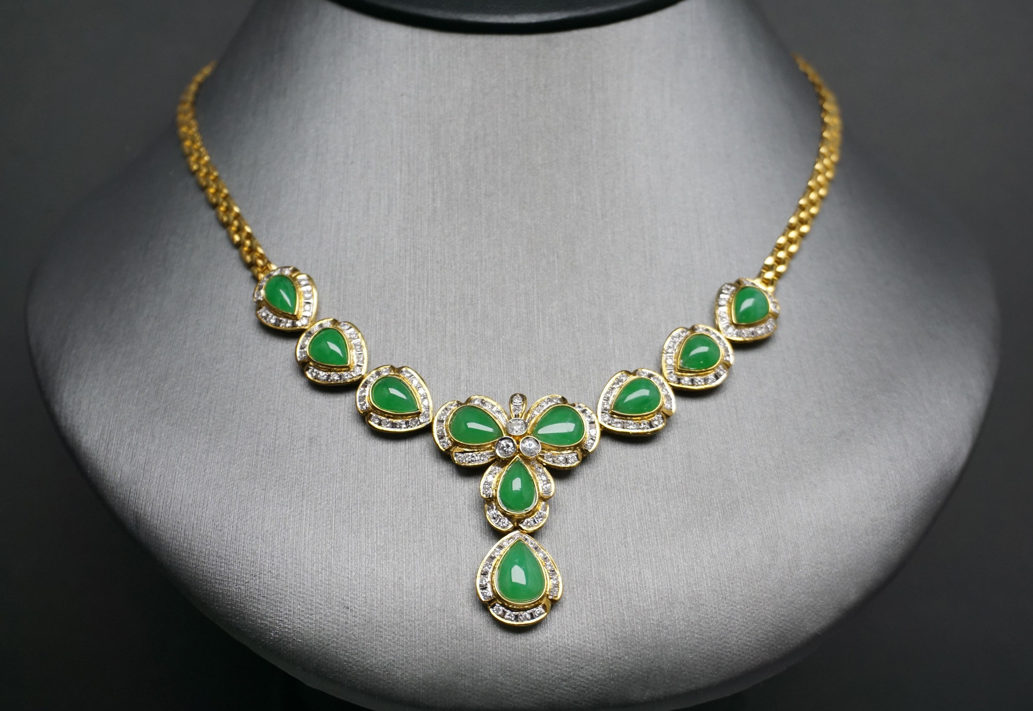 hutton-mdivani jadeite necklace