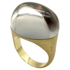 18K Gold H. Stern Golden Stones Ring with Rock Crystal