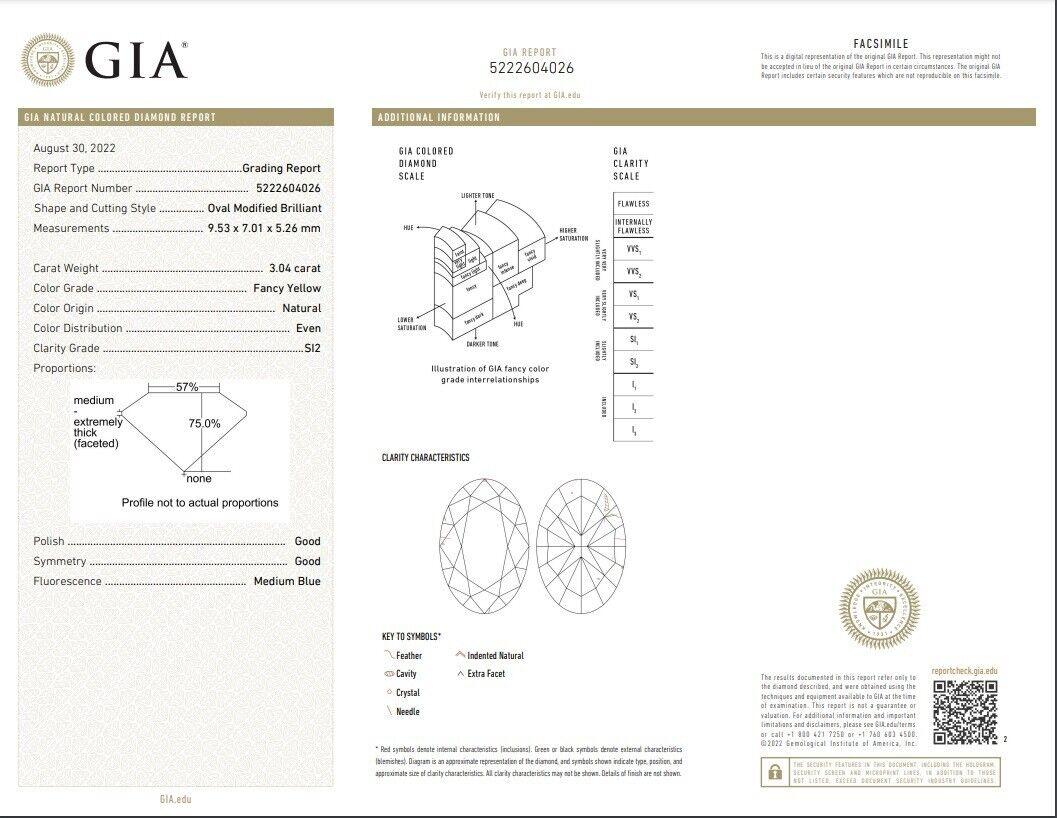 Shape:Oval
Country of Origin:United States
Total Carat Weight:3.89 CTW
Country/Region of Manufacture:United States
Base Metal:White Gold
Certification:GIA
Diamond Clarity Grade:Slightly Included (SI2)
Setting Style:Halo
Type:Ring
Secondary