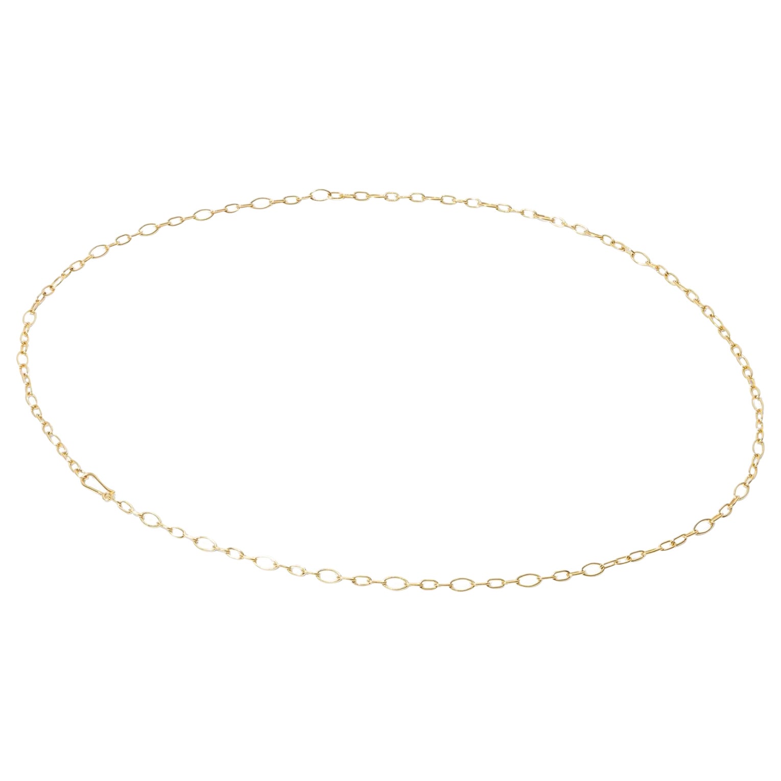18k Gold Handmade Chain Necklace