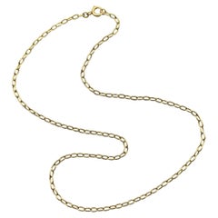 18K Gold Handmade Vintage Belcher Link Chain