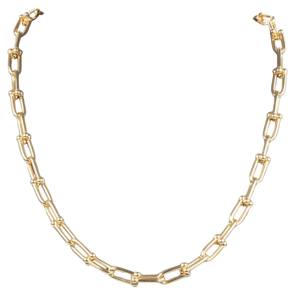 18K Gold Hardwear Link Chain Necklace 18g+ R4695