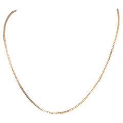 Catena pesante in oro 18 carati a scatola da 19,5" completamente regolabile 8,7 g R4551