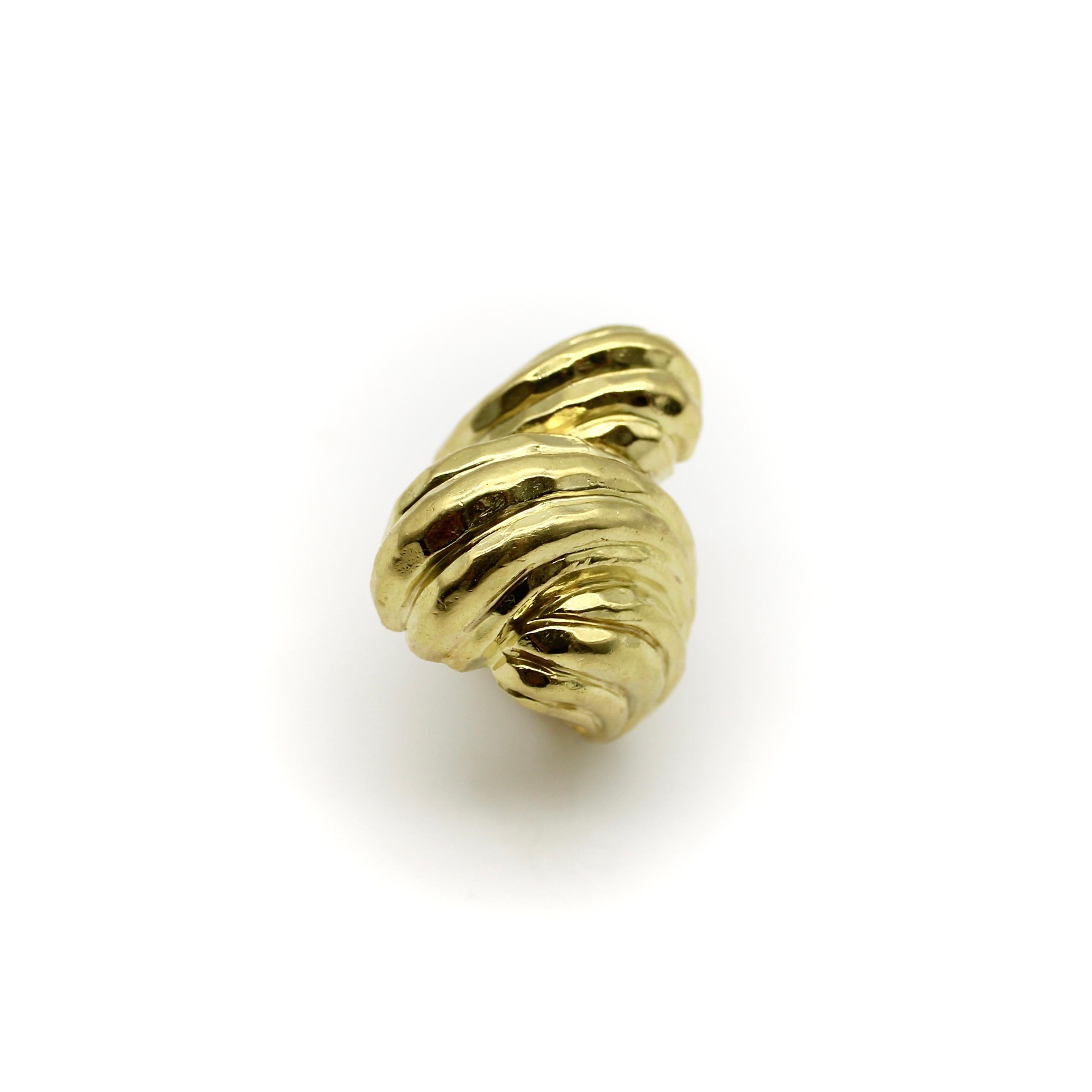 18 Karat Gold Henry Dunay Vintage-Ring  (Modernistisch) im Angebot
