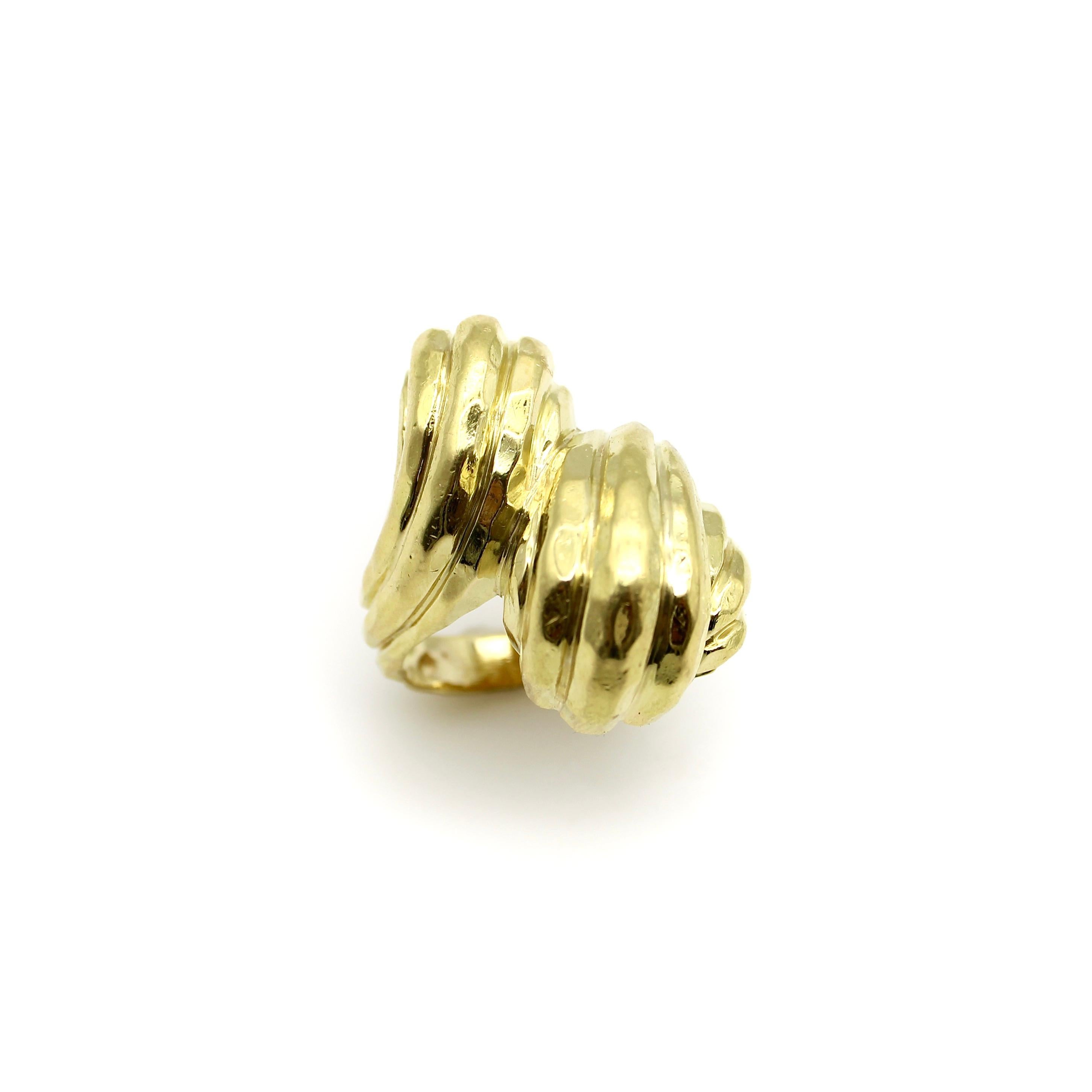 18 Karat Gold Henry Dunay Vintage-Ring  im Zustand „Gut“ im Angebot in Venice, CA