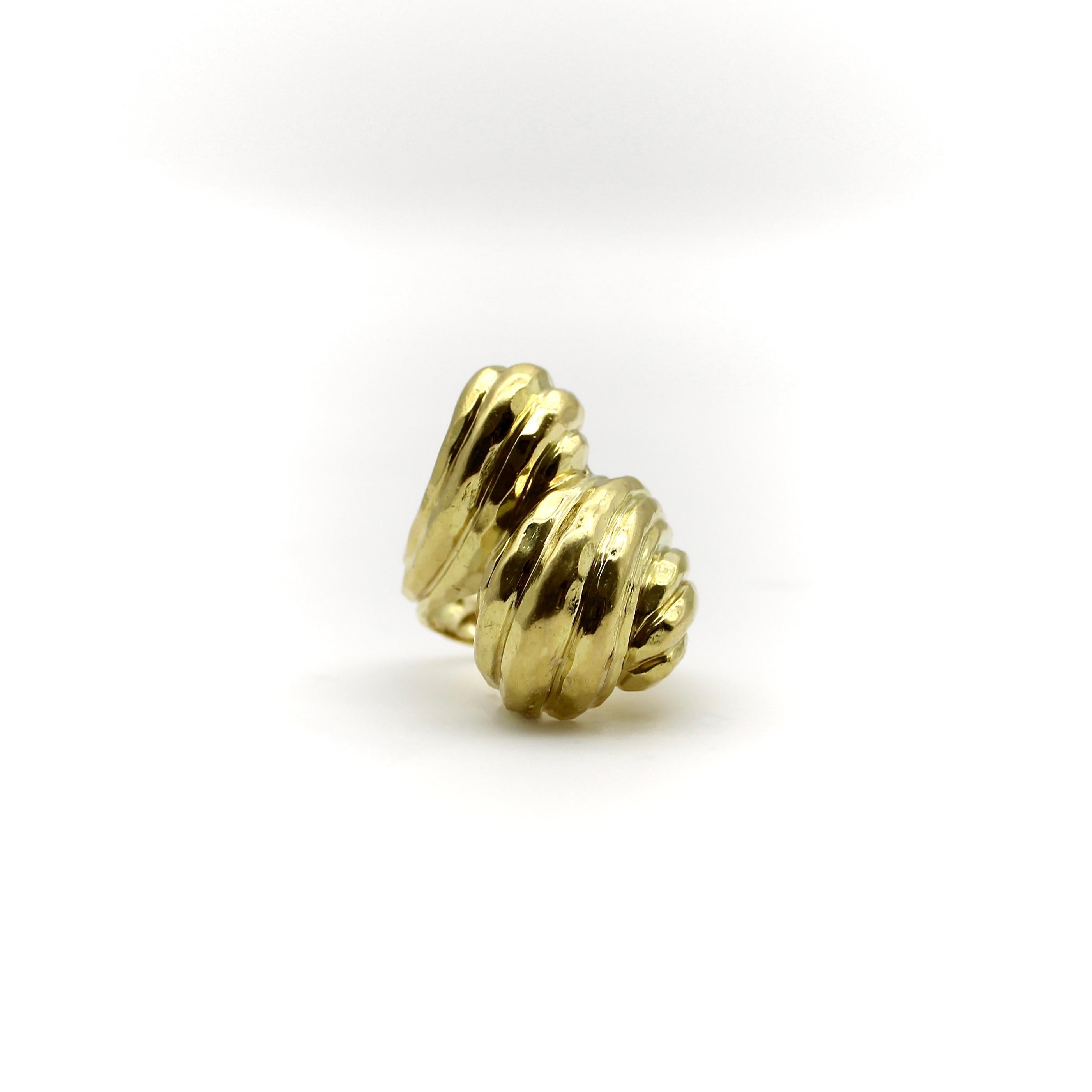 18k Gold Henry Dunay Vintage Ring For Sale 1