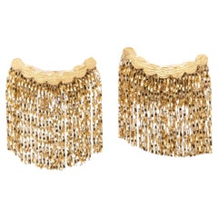 Orecchini con frange "Hula Skirt" in oro 18 carati, 3,13 g, R3240