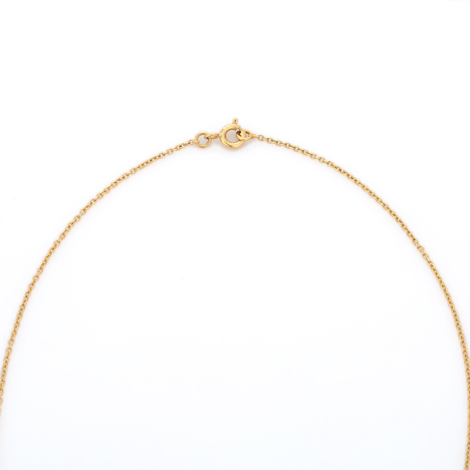 18 Karat Gold Unendlichkeitsformige Halskette mit blauem Topas-Diamant-Anhänger im Birnenschliff  (Moderne) im Angebot