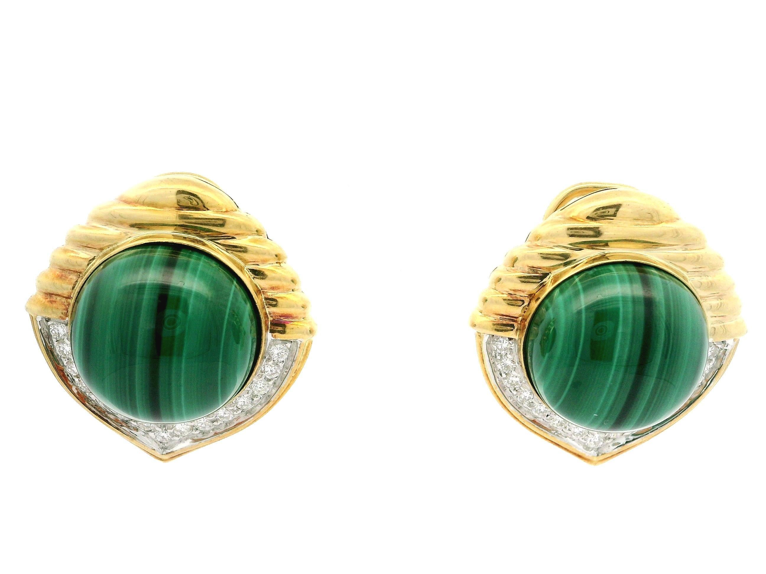 Boucles d'oreilles boutons interchangeables en or 18 carats, multi-pierres et diamants, corail, onyx et lapis en vente 7