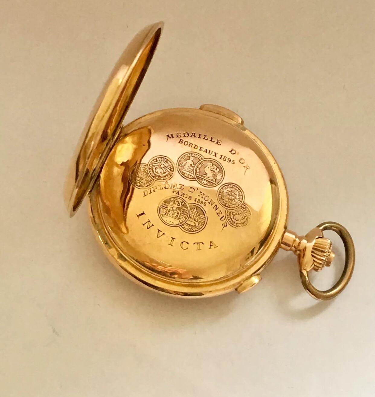 invicta pocket watches antique