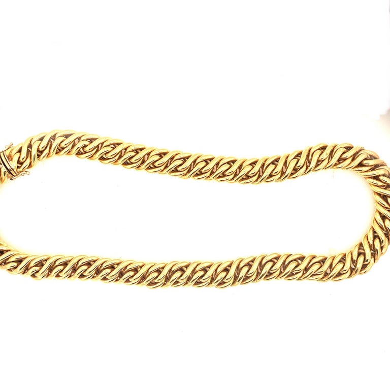 18 Karat Gold Italian Necklace at 1stDibs italian 18k gold jewelry