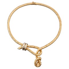 18k Gold Italian Vintage Necklace