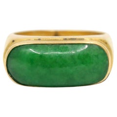 18K Gold Jadeite Ring