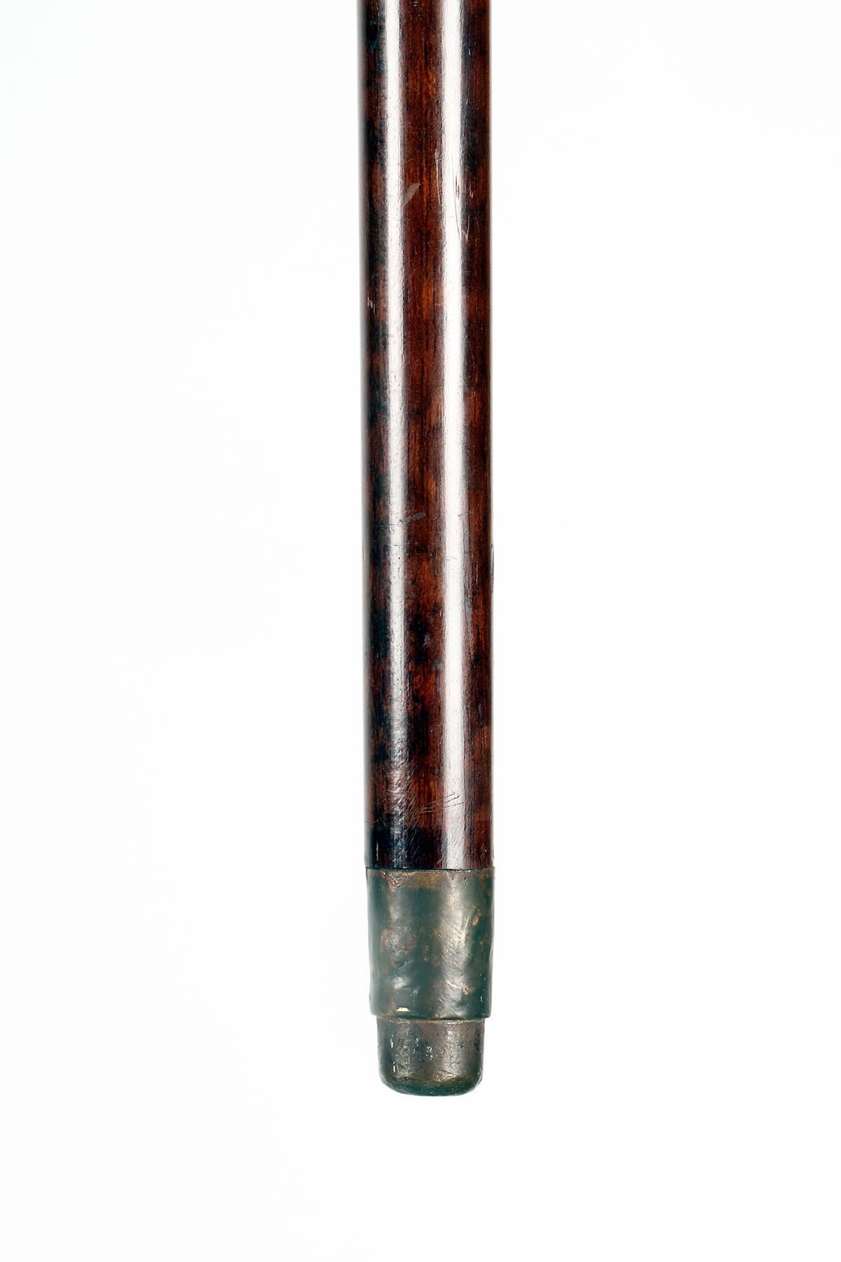 Joya de oro de 18 quilates Bastón que representa una garza, de Plisson y Hartz, París 1900. en venta 4