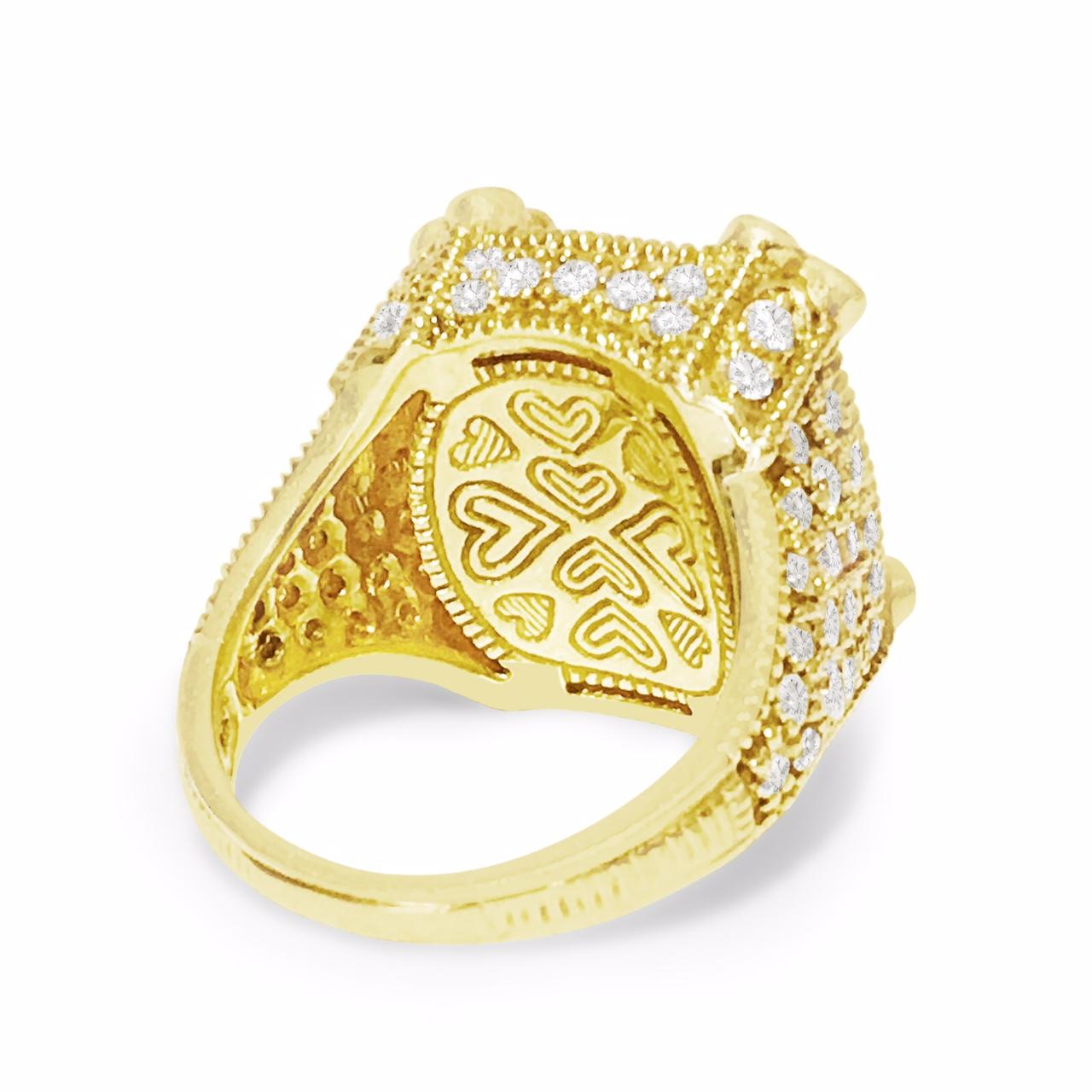 Contemporaneo Anello con diamanti in oro 18 carati, Judith Ripka in vendita