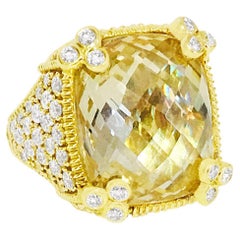 18K Gold, JUDITH RIPKA Diamond Ring