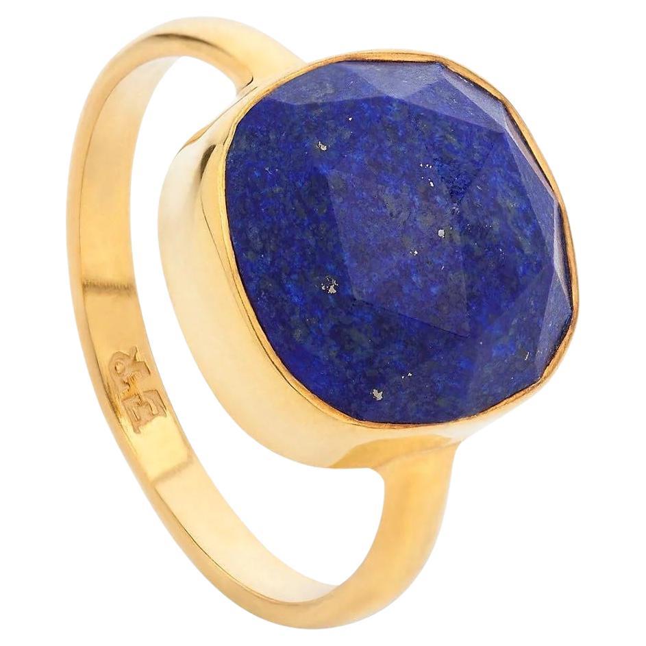 Bague Chakra en or 18 carats et lapis-lazuli à troisième œil, par Elizabeth Raine