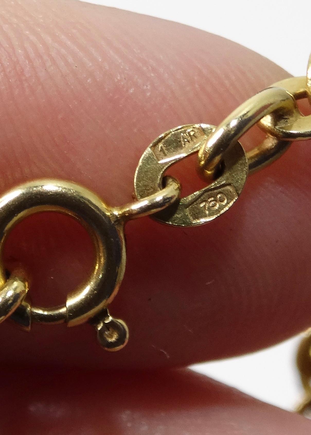 Collana A Link in oro 18k In condizioni ottime in vendita a Scottsdale, AZ
