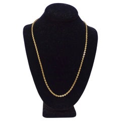 18k Gold Link Necklace