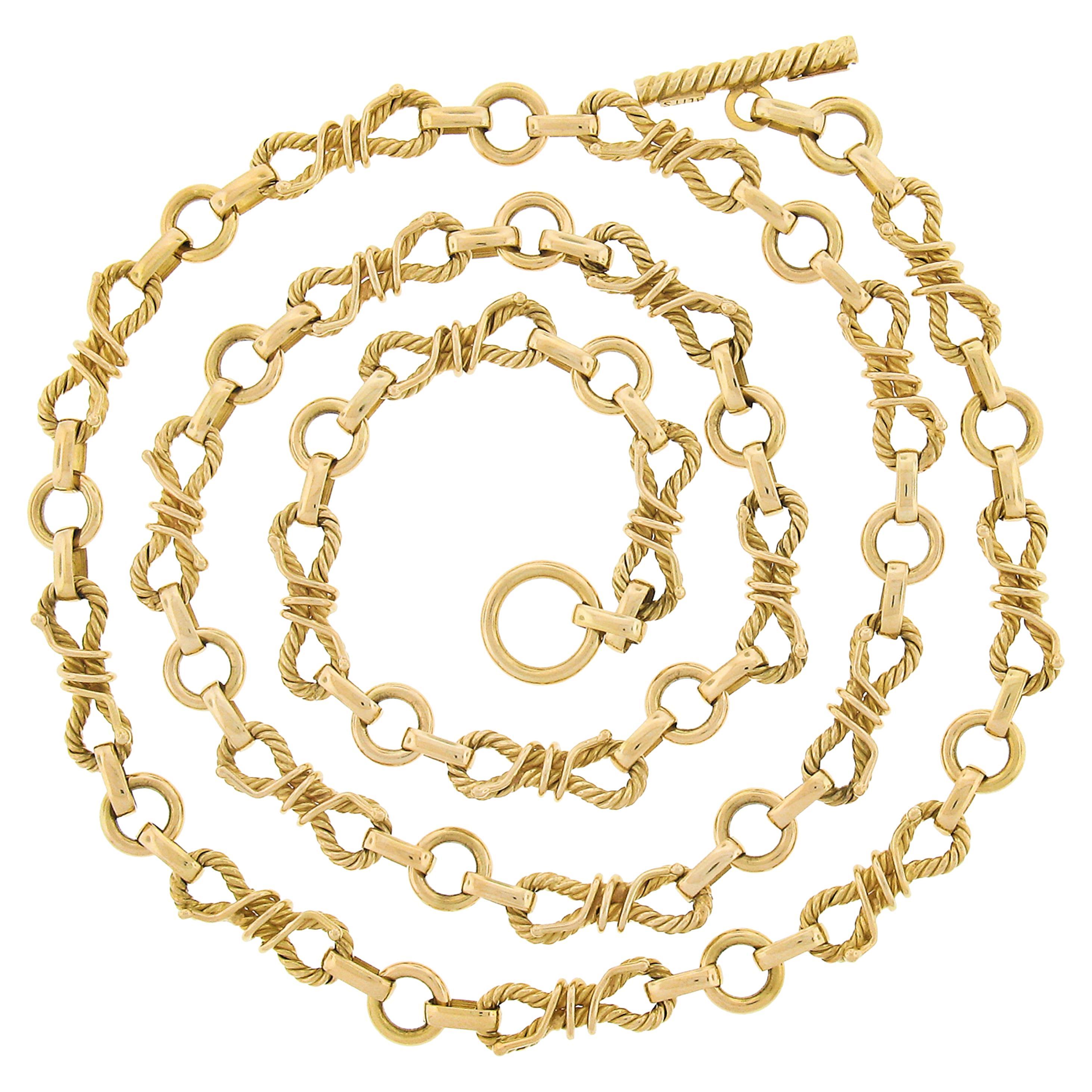 18k-gold-polished-round-and-braided-cable-figure-8-link-chain-necklace