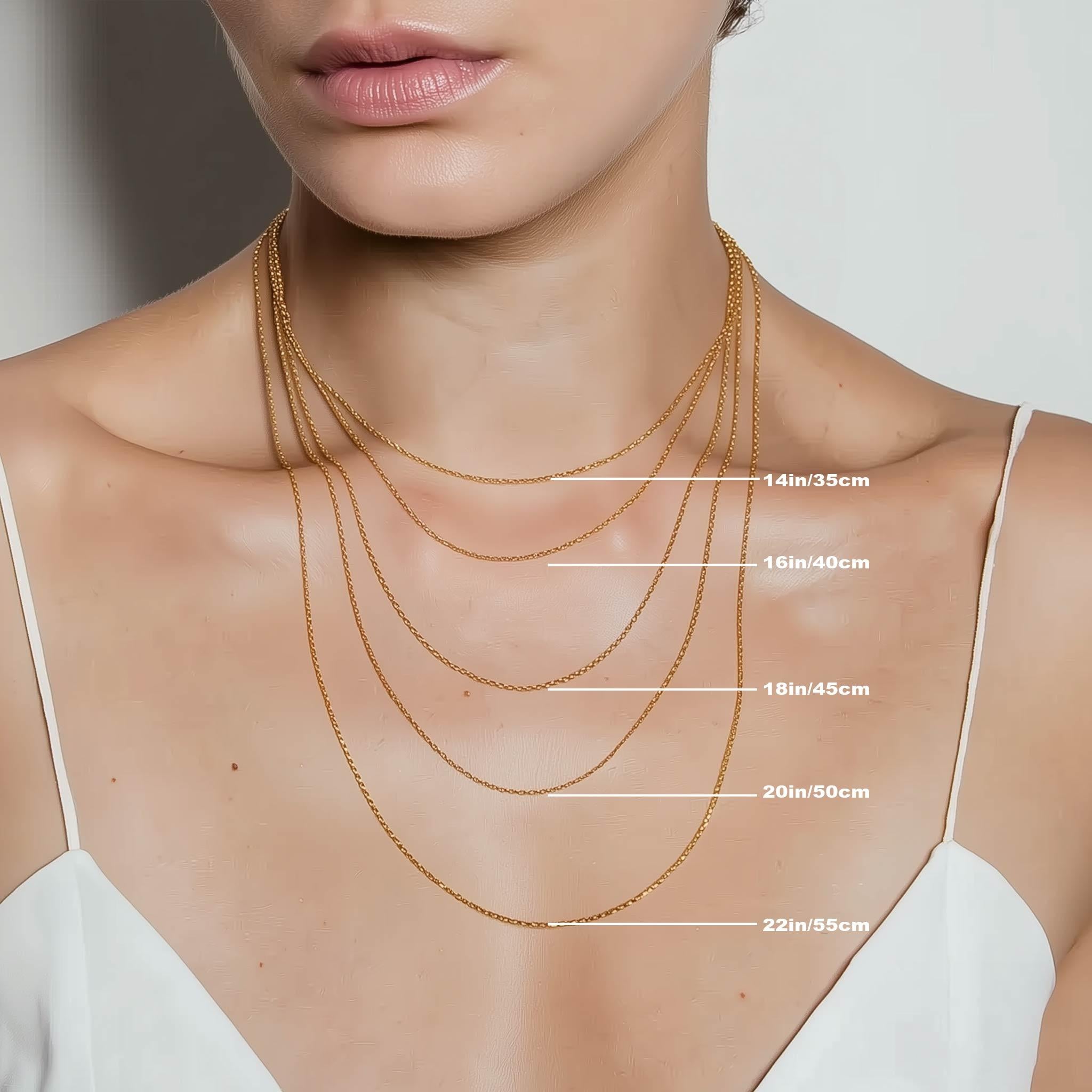 Collana di ossidiana a spirale in oro 18K - da Bombyx House in vendita 7