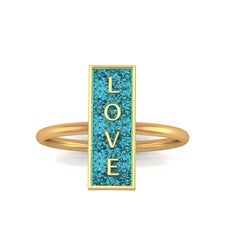 18 Karat Gold Love Mediterranean Ring Ferrucci