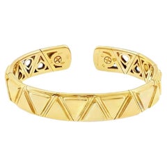 18K Gold Marina B. Triangoli Bracelet