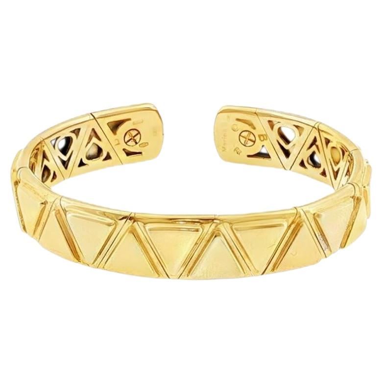 18K Gold Marina B. Triangoli-Armband