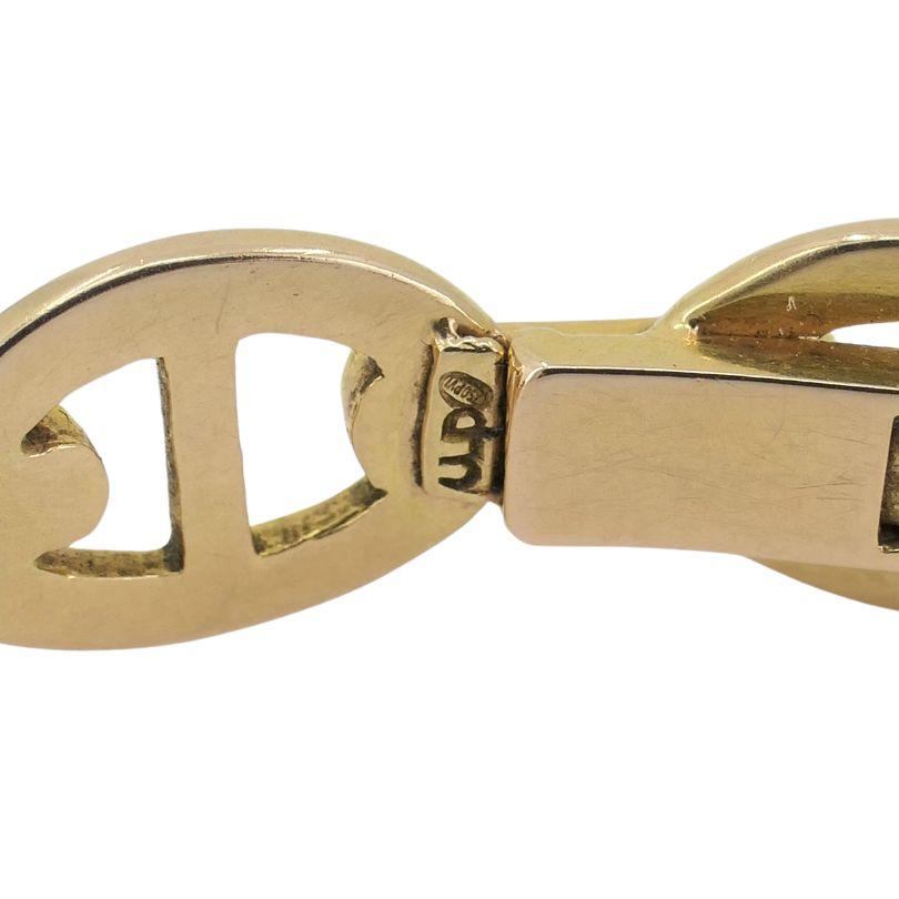 18k Gold Mariner Diamond Cuff Bracelet For Sale 3