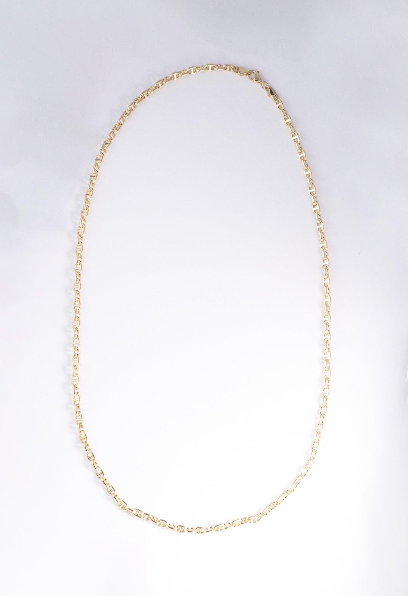 Collier à maillons en or 18K Marin 19.75