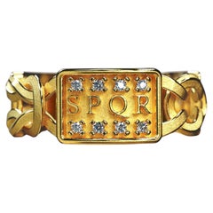 Bague pour homme en or 18k - Handcraft en Italie par Oltremare Gioielli, fait sur commande