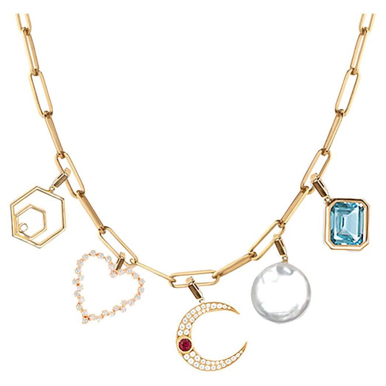 18K Gold Mirath Lucky Charm Necklace For Sale at 1stDibs