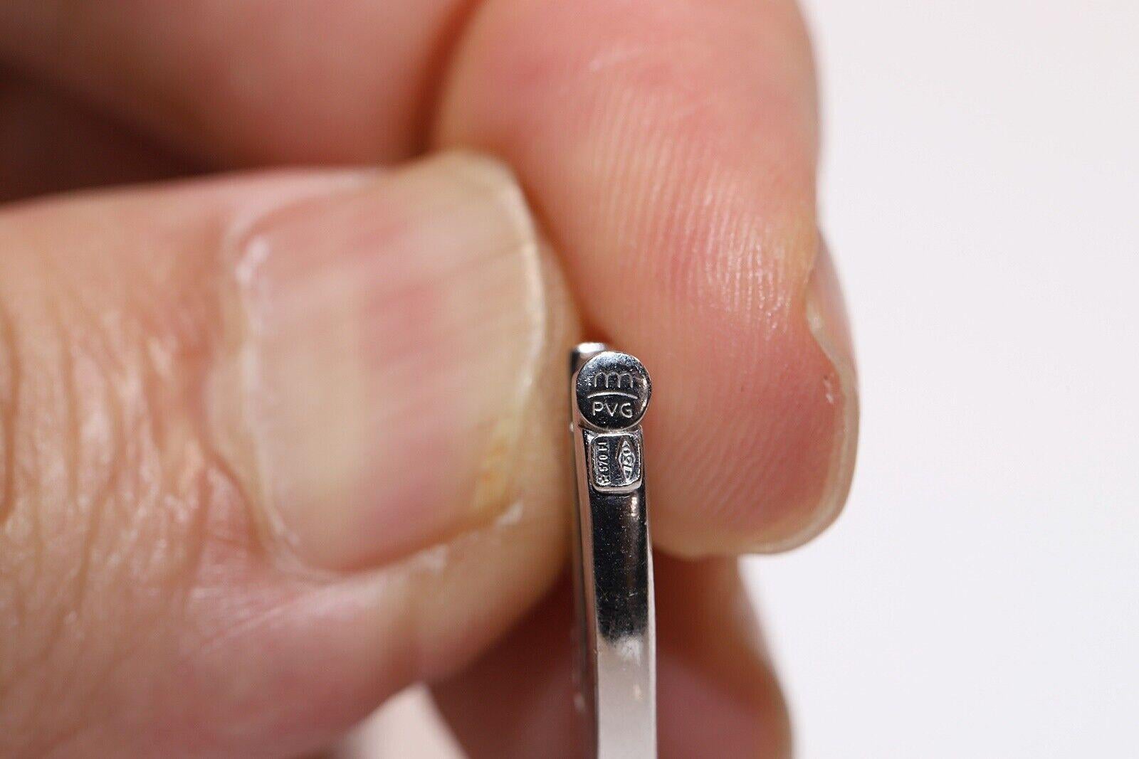 Boucle d'oreille pendante en or 18 carats avec diamant naturel et rubis, fabriquée en Italie par Ponte Vecchio en vente 2