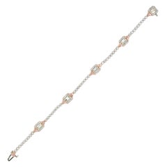 18k Gold Natural Diamond Charles Krypell Bracelet.