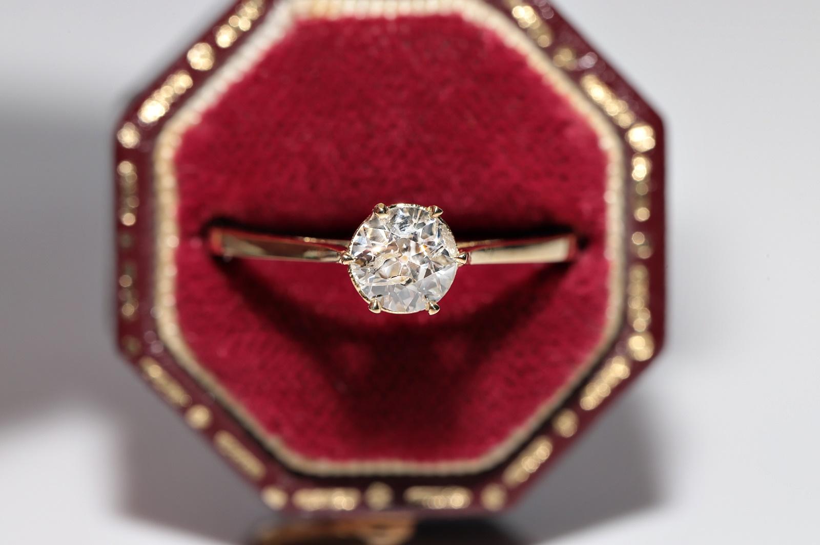 In very good condition.
Total weight is 2.2 grams.
Totally is diamond 0.64 ct.
The diamond is has H color and s3 clarity.
Ring size is US 7
We can make any size.
Box is not included.
Please contact for any questions.