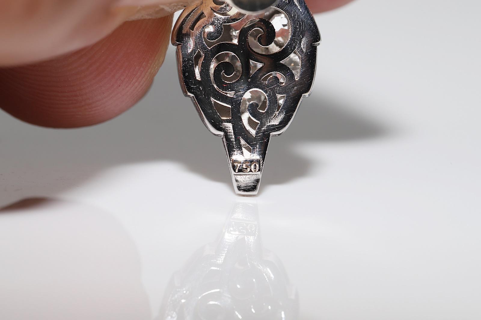 Boucle d'oreille oiseau en or 18K New Made Natural Old Mine Cut Diamond and Ruby Decorated Bird Earring en vente 2
