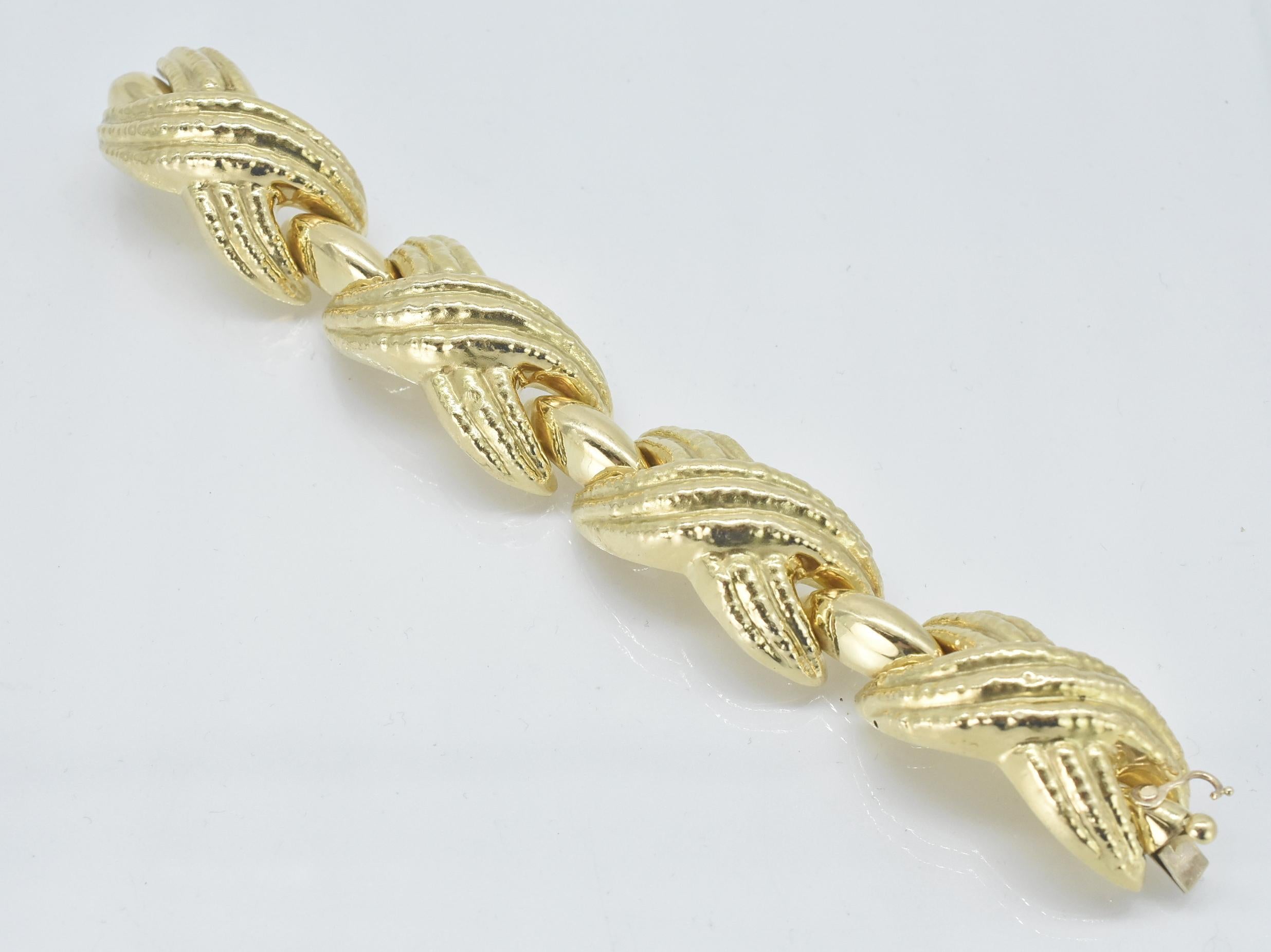 20th Century 18k Gold Nuovi Gioielli Italian Bracelet For Sale