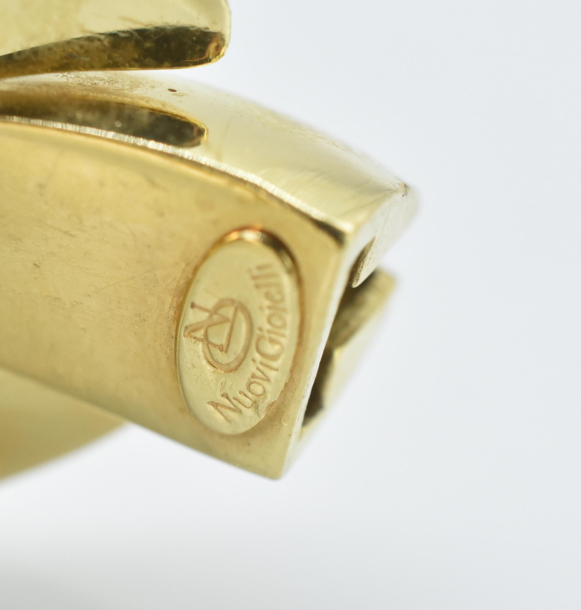 18k Gold Nuovi Gioielli Italian Bracelet For Sale 2